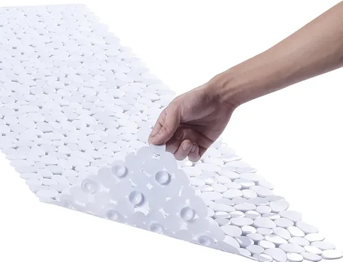 Miniatura 13 de Webos Alfombrilla de Ducha Antideslizante: Alfombrilla Extra Grande de Guijarros para Bañera para Familias, Tapete Antideslizante para Ducha