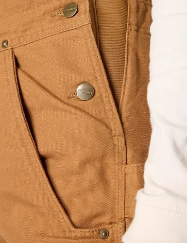 Miniatura 4 de Carhartt - Overol con peto aislado de tela de pato lavada, con ajuste relajado, para mujer