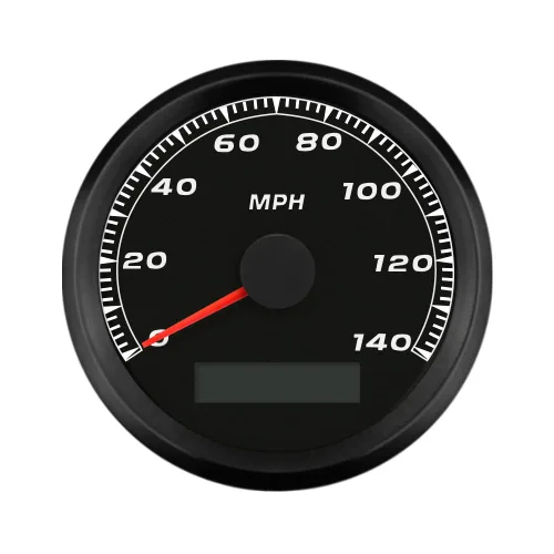 Miniatura 7 de ELING Kit de velocímetro GPS de 140 mph, manómetro, odómetro para coche de carreras y motocicleta con retroiluminación de 3-3/8 pulgadas (85mm)