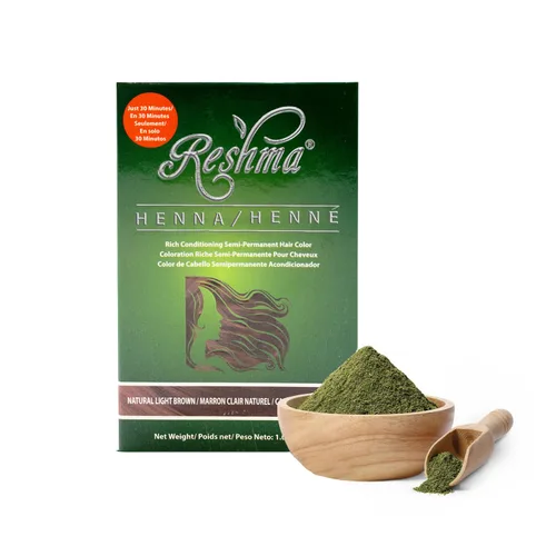 Miniatura 9 de Reshma Beauty Tinte de cabello con henna en 30 minutos infundido con henna orgánica Lawsonia Inermis 100% cobertura de canas para cabello suave