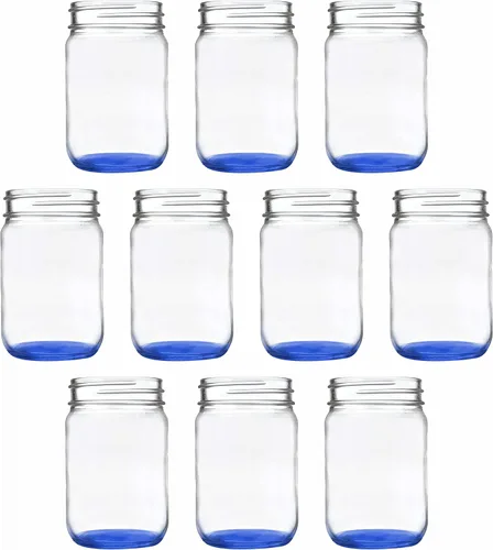 Miniatura 27 de DISCOUNT PROMOS Tarros de vidrio decorativos personalizados de 12 onzas, juego de 50 unidades, tarros de vidrio para avena durante la noche, dulces