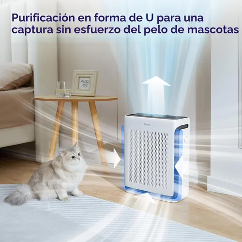 Miniatura 5 de LEVOIT - Purificador de aire para habitación grande del hogar hasta 1073 pies cuadrados con monitor de calidad del aire, AHAM VERIFIDE, WiFi Blanco