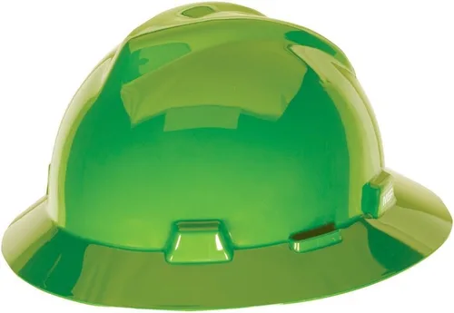 Miniatura 14 de MSA V-Gard Casco de Ala Completa con Suspensión - Carcasa de Polietileno, Protección Superior contra Impactos y Correas de Corona Autoajustables