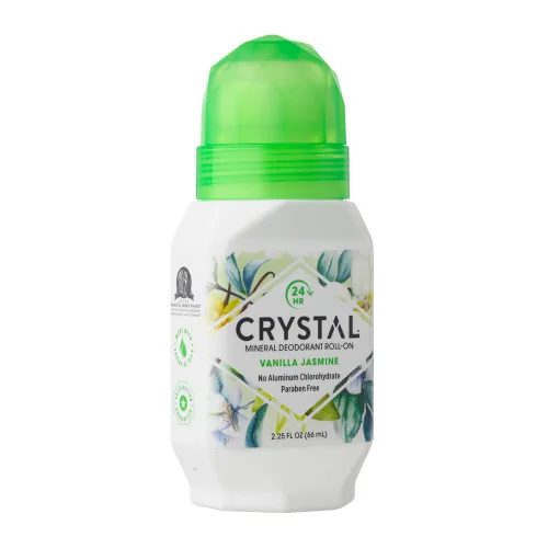 Miniatura 3 de Crystal- Desodorante mineral Roll-On manzanilla y té verde, jazmín vainilla, paquete de de 4
