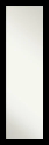 Miniatura 19 de Amanti Art Espejo negro de longitud completa para puerta, 53 x 19 pulgadas, espejo de pared alto negro abadía de longitud completa, montado