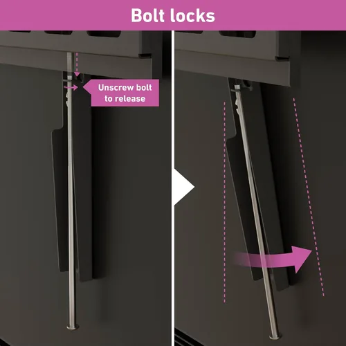 Miniatura 4 de D-Line Soporte de pared para televisores de 50 a 85 pulgadas, perfil ultra bajo, soporte delgado y plano para TV de pared, VESA 7.874 x 7.874 in