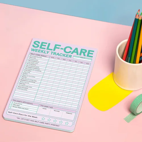 Miniatura 4 de Knock Knock Self-Care Weekly Tracker Pad, Step-by-Step Self-Care Checklist Note Pad (Pastel Version), 6 x 9-inches Encuadernación desconocida