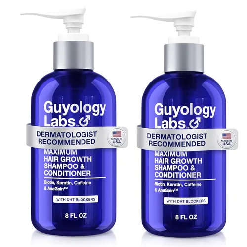 Miniatura 10 de Champú y acondicionador para el crecimiento del cabello para hombres y mujeres Bloqueador DHT para la pérdida y el crecimiento del cabello