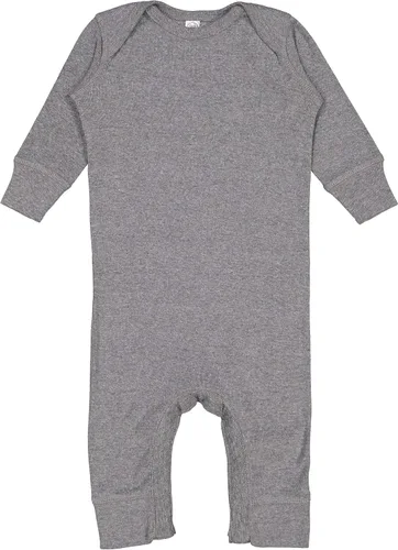 Miniatura 7 de RABBIT SKINS Body de manga larga para bebé niño y niña recién nacido 0-3 a 24 meses Blanco