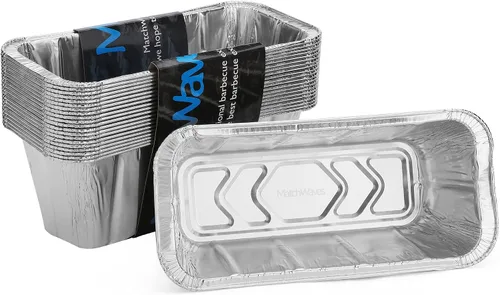 Blackstone - Paquete de 20 forros para tazas de grasa, revestimiento de recogedor de grasa, bandeja de goteo de papel de aluminio para plancha