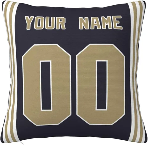 Miniatura 11 de Fundas de almohada personalizadas decorativas con nombre y número, fundas de almohada cuadradas para sofá, dormitorio, silla de automóvil