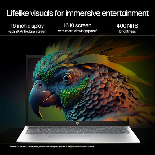 Miniatura 4 de HP Laptop EliteBook 2026 de 16 pulgadas, AMD Ryzen 5 200 Copilot AI PC, 16 GB DDR5 RAM, 512 GB PCIe SSD, FHD+, seguridad empresarial, carga rápida