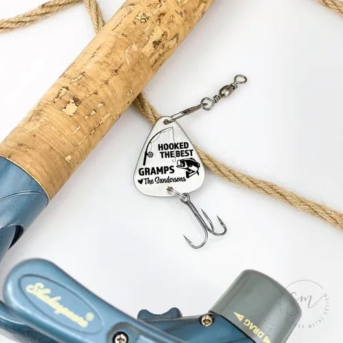 Miniatura 2 de Regalo para papá enganchado el mejor señuelo de pesca para papá, regalo para el día del padre, idea de regalo para papá, señuelo de pesca, idea