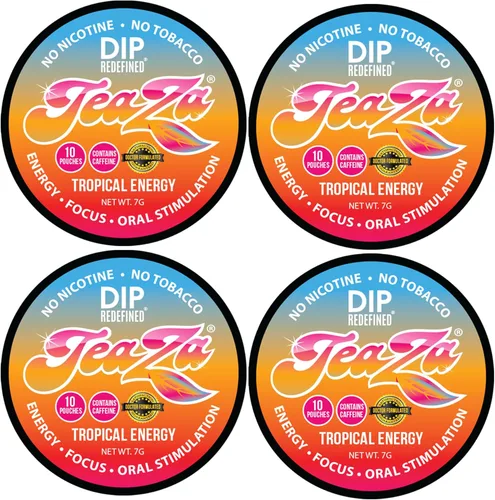 Miniatura 15 de TeaZA Bolsas energéticas, sin tabaco, sin nicotina, sin humo, alternativa al tabaco y inmersión energética, alternativa al tabaco, inmersión