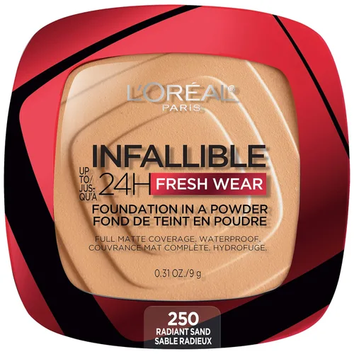 Miniatura 28 de L'Oreal Paris - Maquillaje base en polvo Infallible Fresh Wear, Porcelain 010 (porcelana 010), 0.31 onzas