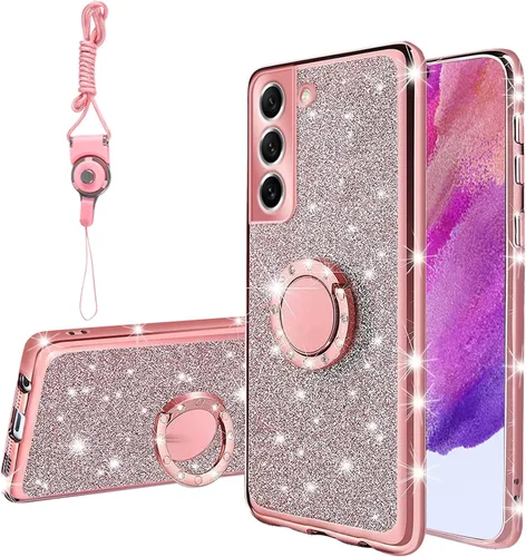 Miniatura 18 de Funda protectora para Note 10 Plus, Galaxy para mujer, con purpurina, cristal, mariposa, corazón, floral, delgada, de TPU para niñas, con soporte