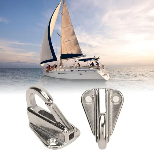 Miniatura 5 de Ganchos de acero inoxidable, ganchos de resorte para botes, ganchos para colgar ropa, 6 unidades, gancho de cuerda de fijación a presión de resorte