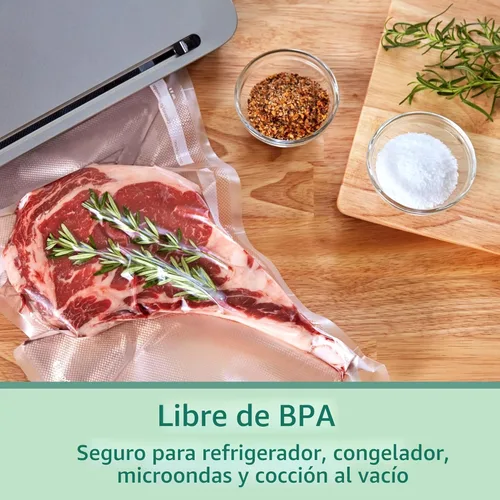 Miniatura 5 de FoodSaver Rollo de sellado al vacío resistente de 8 x 20 pies, paquete de 6, ideal para almacenamiento de alimentos y cocción sous vide