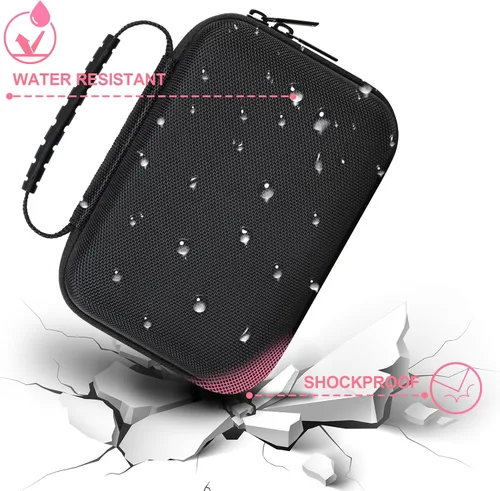 Miniatura 6 de BOVKE Estuche de transporte compatible con MINIBEAR Cámara Digital Instantánea Selfie Video Cámara Videocámara Bolsa de Almacenamiento con Espacio