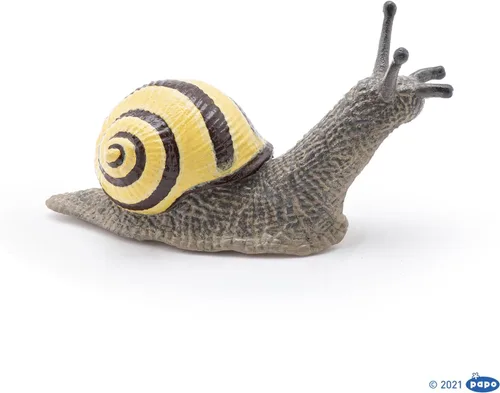 Miniatura 5 de Papo - Figura realista de caracol de madera - A partir de 3 años - Colección de animales de jardín - Juego educativo de criaturas pequeñas - Juguete