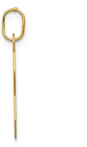 Miniatura 3 de Colgante de estrella de David de oro amarillo de 14 quilates, No es una piedra preciosa