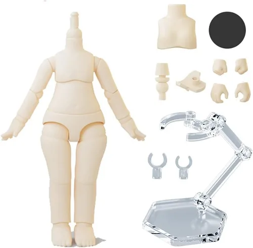 Miniatura 9 de Cuerpo de Muñeca BJD a Escala 1/12 9.6cm/11cm YMY2 Cuerpo de Figuras de Acción de Reemplazo Accesorios para Muñecas (Blanco Normal, 9.6cm)