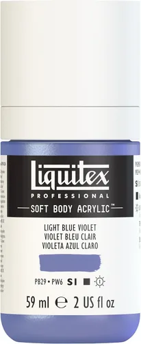 Miniatura 15 de Liquitex Professional Soft Body - Pintura acrílica, botella de 2 onzas (59 ml), blanco titanio Titanio Blanco