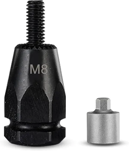 Miniatura 13 de 10-24 Cabeza de pistola de tuerca de remache autobloqueante (1pc) uso para pistola de tuerca de remache LM08/LM09
