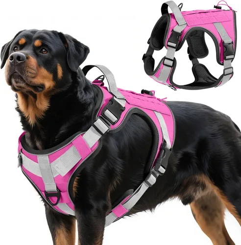 Miniatura 24 de VavoPaw cinturón de seguridad para perro, arnés de coche con peto de seguridad y hebilla ajustable para vehículo, cinturón de seguridad de nailon