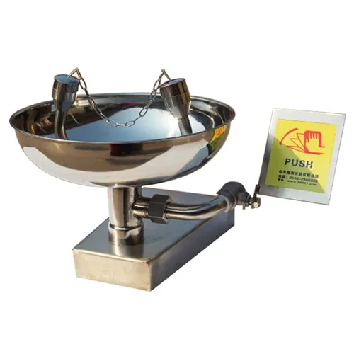 Miniatura 2 de Estación de lavado de ojos de emergencia de acero inoxidable para montaje en pared, 12-18L para lavado de ojos, lavado de ojos, equipo de seguridad