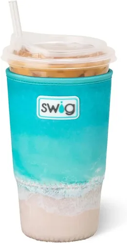 Miniatura 13 de Funda Swig Life para taza de café helado pequeña, funda estándar de 22oz para taza de café helado con asa, funda aislante de neopreno para mantener