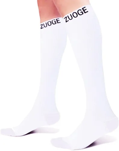 Miniatura 11 de zuoge Paquete de 6 pares de calcetines de compresión, los mejores calcetines médicos, de enfermería, viajes y vuelo, para correr y fitness, 15-20