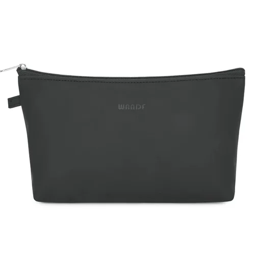 Miniatura 16 de WANDF Bolsa de cosméticos para mujer, bolsa de maquillaje, mini bolsa de maquillaje para bolso, resistente al agua, regalo para niñas (M-azul)