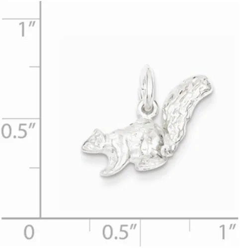 Miniatura 2 de Plata de Ley 925Maciza ardilla colgante 208yard X 11mm