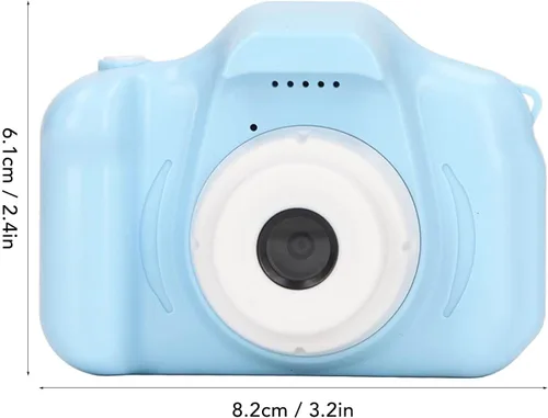 Miniatura 2 de Cámara para niños, cámara de video digital con pantalla de 2.0 pulgadas, carga USB, 400 mAh, portátil, juguete para niños y niñas, regalo
