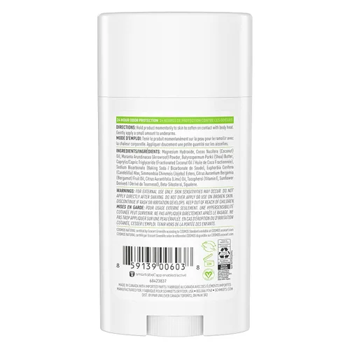 Miniatura 2 de Schmidt's - Desodorante natural unisex Bergamot & Lime, sin aluminio, sin olores por 24 h, certificado como natural, vegano y libre de crueldad