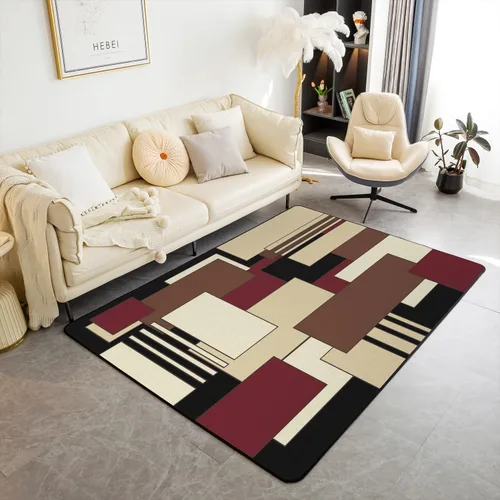 Miniatura 9 de Alfombra decorativa de fresa de 3 x 5 para niños, con estampado de frutas tropicales, para niños y niñas, alfombra con estampado de fresas dulces