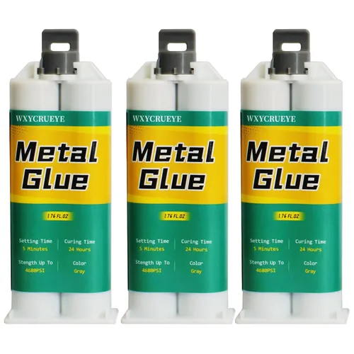 Miniatura 9 de Pegamento de Metal, Adhesivos de Soldadura Epoxi, Alta Resistencia Une Metales a Metales, Pegamento de Reparación, para Metal Plástico Acero Fibra