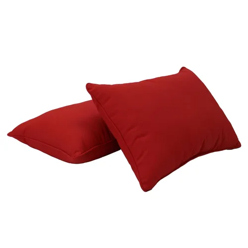 Miniatura 14 de Factory Direct Partners Presidio 13812-122 - Juego de almohadas decorativas lumbares de 12 x 20 pulgadas con ribetes para muebles