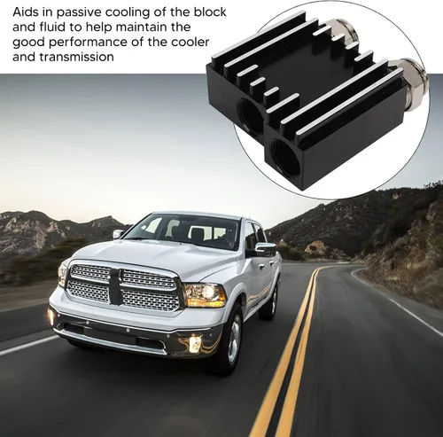 Miniatura 2 de Enfriador de transmisión termostática Bypass Upgrade para Dodge Ram 2500 3500, para Cummins 68RFE 6.7L