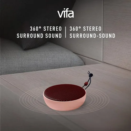 Miniatura 4 de Vifa Altavoz Bluetooth de la ciudad, altavoz inalámbrico portátil, Bluetooth 5.0/emparejamiento dual/IPX4 impermeable, audio de alta fidelidad