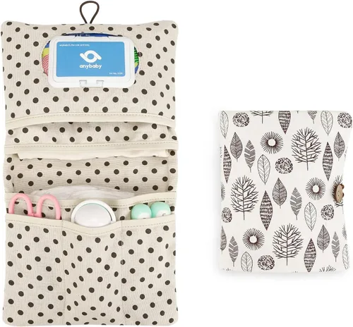 Miniatura 11 de Lmbabter Organizador extraíble para bolsa de bebé, bolsa de pañales con 6 bolsillos en total, bolso y bolsa de mano para mujeres, mamás, enfermeras