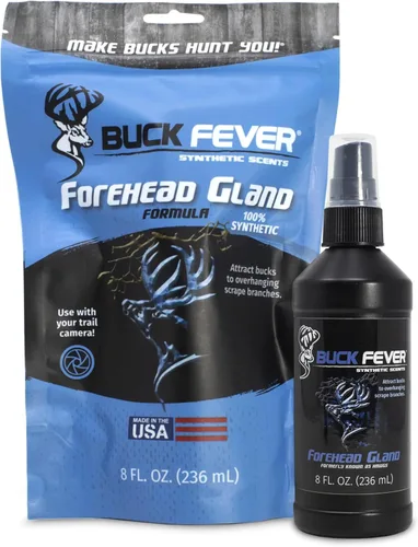 Buck Fever Forehead Gland – Syntheticly Formulated Buck Lure & Deer Attractant (not just Limited to Whitetail Deer) for Mock Scrapes, Licking