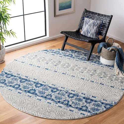 Miniatura 52 de SAFAVIEH Madison Collection - Alfombra decorativa de 2 pies 3 pulgadas x 4 pies, color carbón y gris, diseño bohemio chic, no desprende pelusa