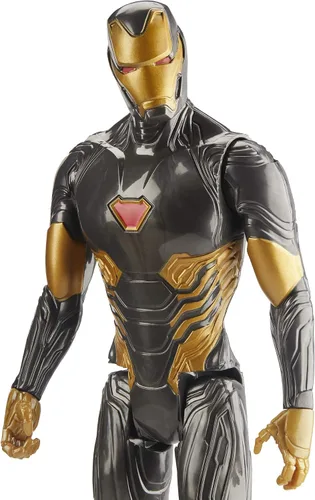Miniatura 5 de Marvel Avengers Titan Hero Series Blast Gear Iron Man figura de acción, juguete de 12 pulgadas, inspirado en el universo Marvel para niños a partir