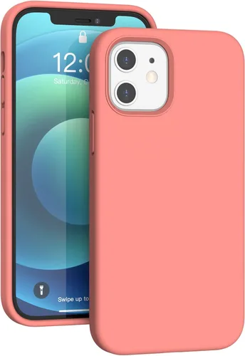 Miniatura 155 de Funda de silicona líquida compatible con iPhone 11 (6.1 pulgadas), cubierta de goma de gel de protección completa con forro de microfibra suave