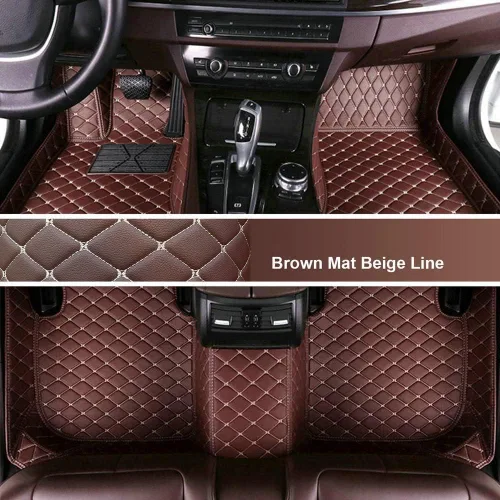 Miniatura 16 de Alfombrillas para todo tipo de clima para Dodge Charger RWD SRT/Chrysler 300 RWD 2006-2023 ajuste personalizado forro de piso de automóvil 2 filas