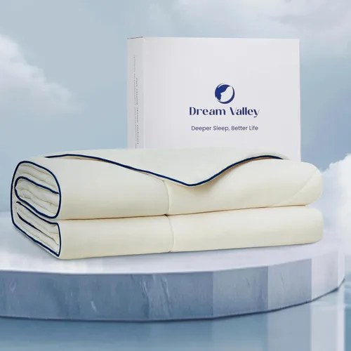 Miniatura 31 de Dream Valley® Outlast® Deepsleep Edredón Refrescante, Tamaño Throw, Manta Refrescante con Tecnología Espacial Grado NASA para Personas que Duermen
