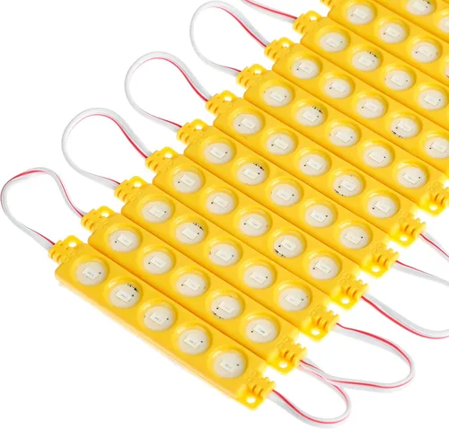 Miniatura 3 de Q QINGCHEN DC12V - Módulo LED de inyección blanca cálida de 1.2 W, luz trasera decorativa impermeable para letreros de letras publicitarias