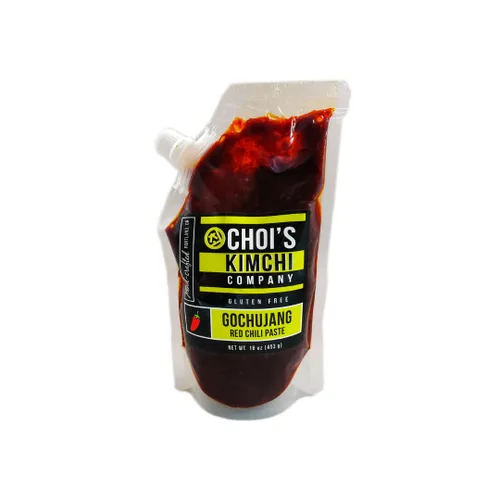 Gochujang sin gluten [vegano, sin gluten] por Choi's Kimchi Co. fabricado en Estados Unidos. (16 onzas (paquete de 1))